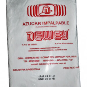 Azúcar impalpable tamizada Dewey x1kg