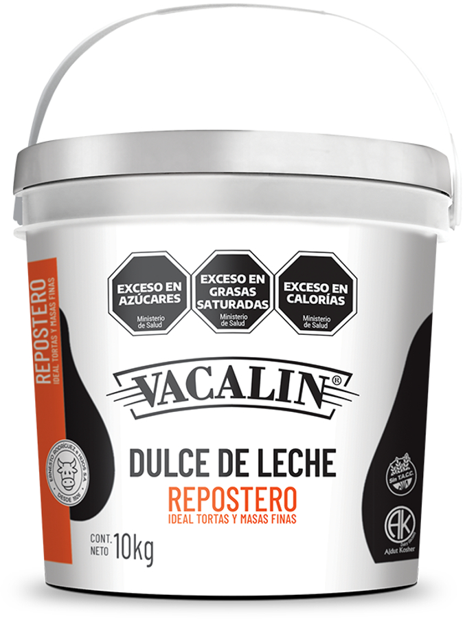 Cod. 10147 - Dulce de leche Repostero Vacalín (balde) x10kg