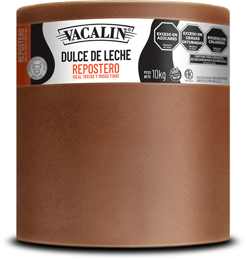 Cod. 10148 - Dulce de leche Repostero Vacalín (cuñete) x10kg