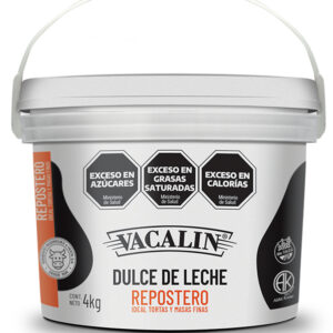 Cod. 10165 - Dulce de leche repostero Vacalín (balde) x4kg