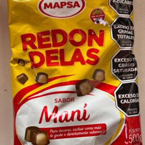 Cod. 1852 - Rendondelas rellenas mani mapsa x 500 grs