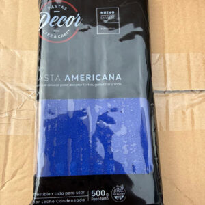 Cod.-Pasta cubretorta decor AZUL X 500 grs