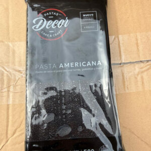 Cod.-Pasta cubretorta decor NEGRO X 500 grs