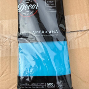 Cod.-Pasta cubretorta decor CELESTE X 500 grs