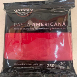 Cod.-Pasta americana FUCSIA decor X 250 grs